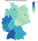 choropleth of Germany