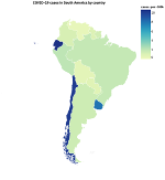 choropleth of South America