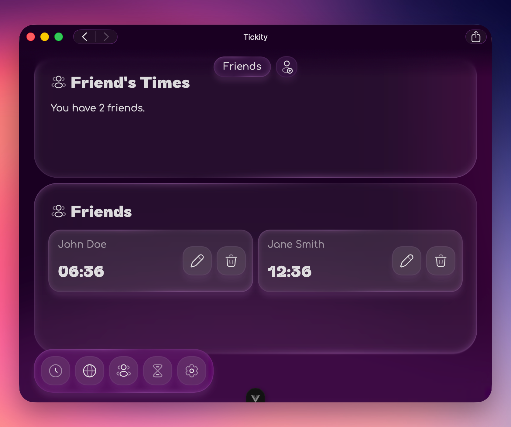 Friends Screenshot