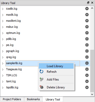 load library