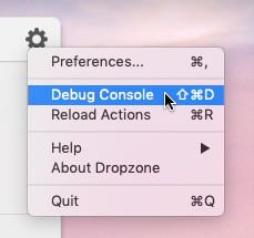 Open Debug Console