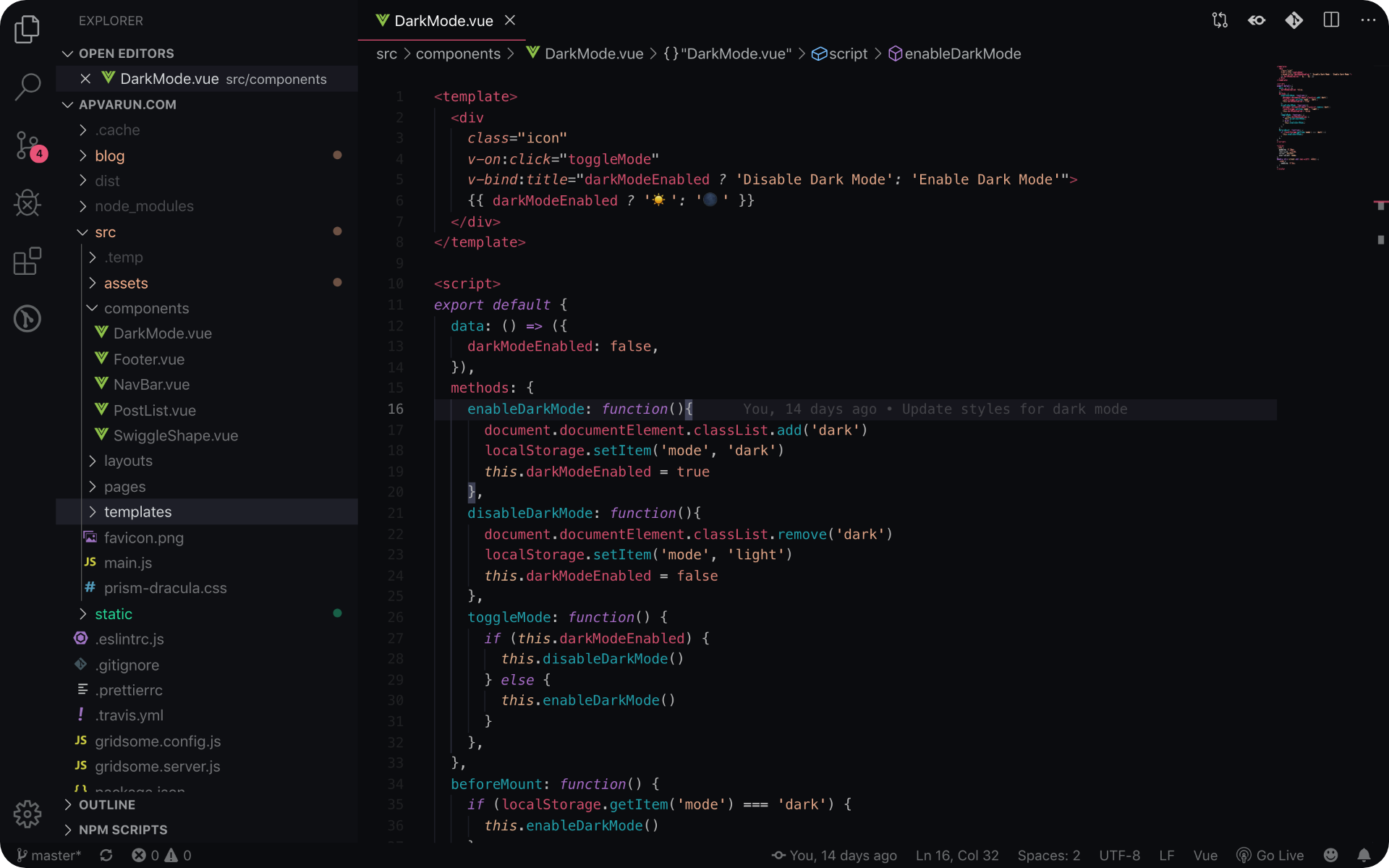 Celestial theme for VS Code