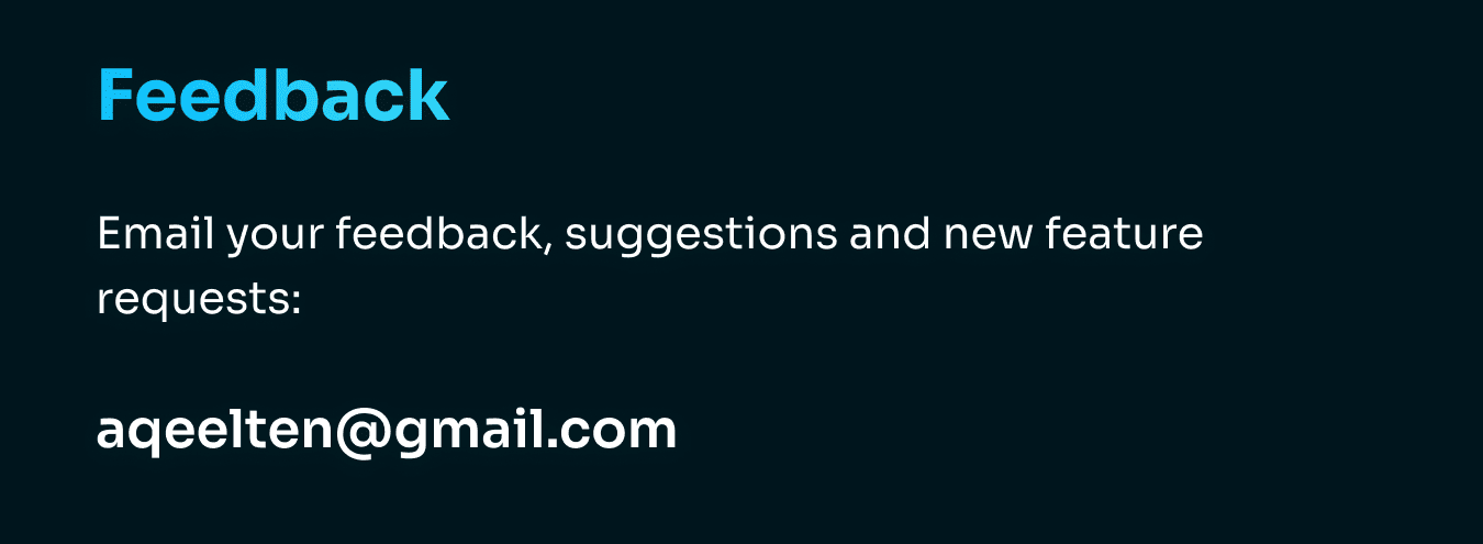 Feedback