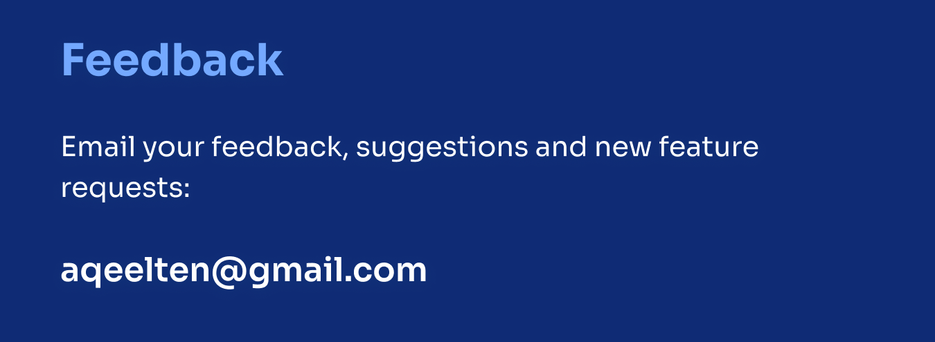 Feedback
