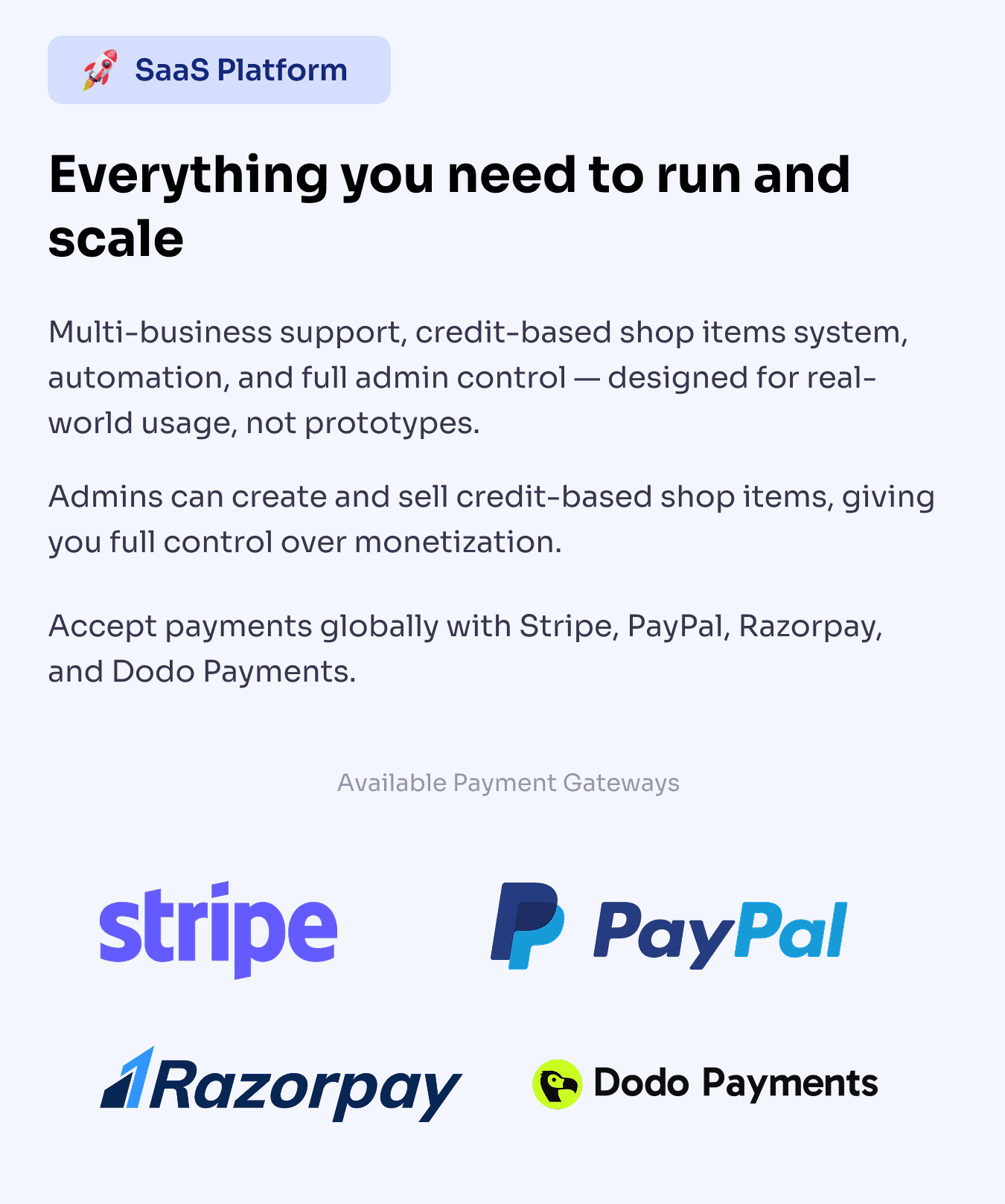 SaaS Platform