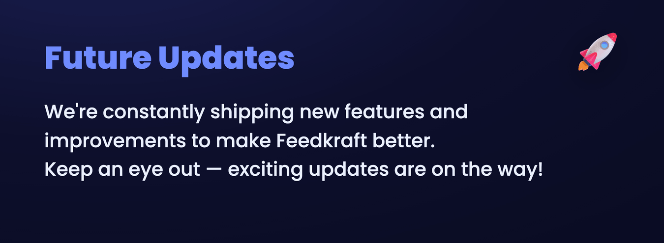 Updates
