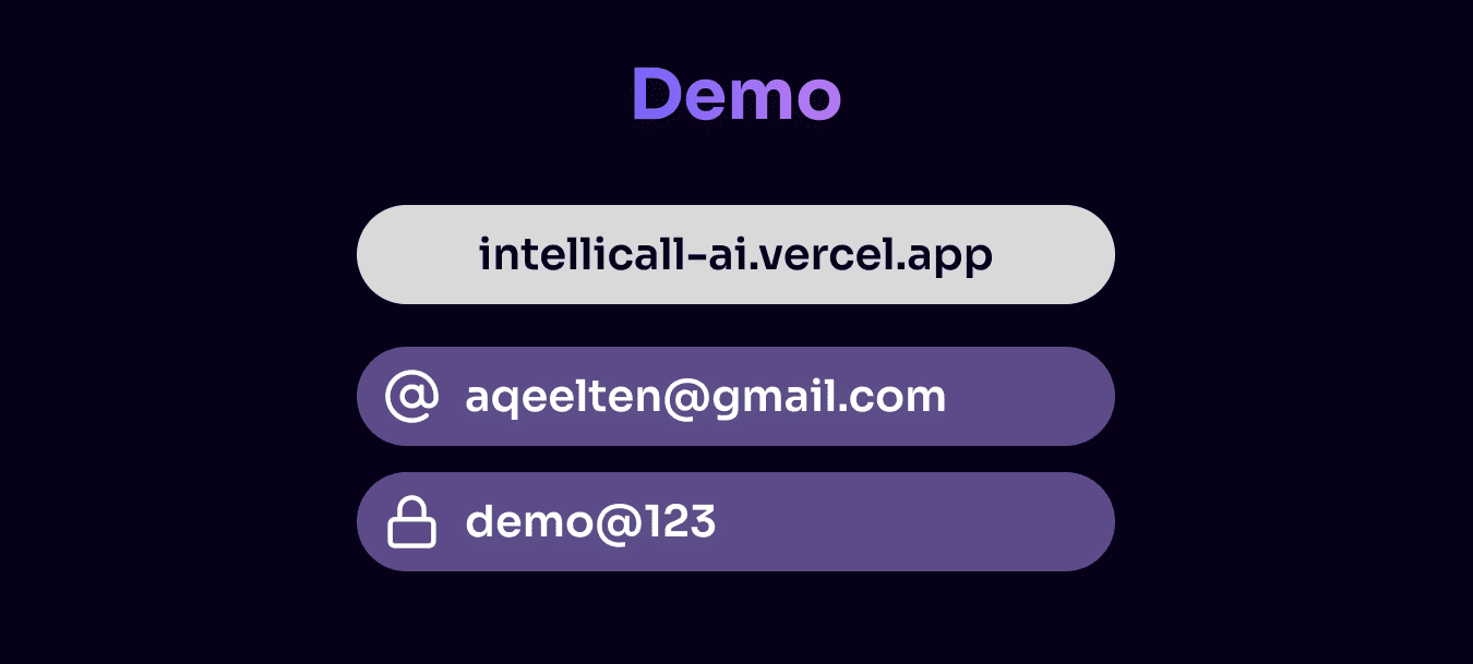 IntelliCall AI Demo