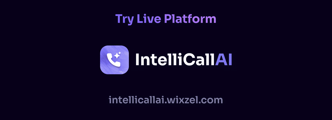 IntelliCall AI Try Live Platform