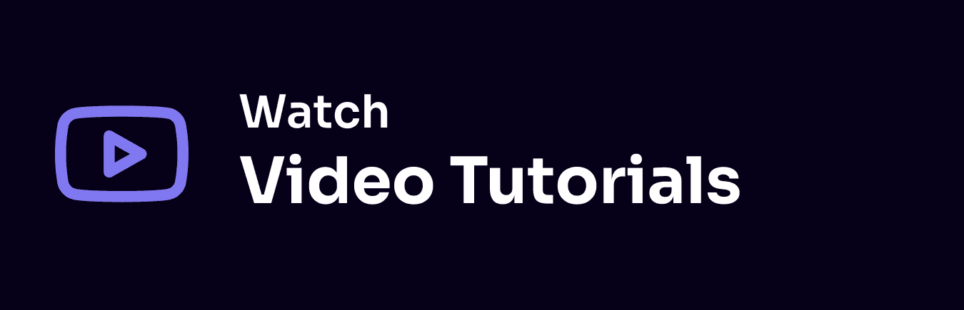 Video Tutorials
