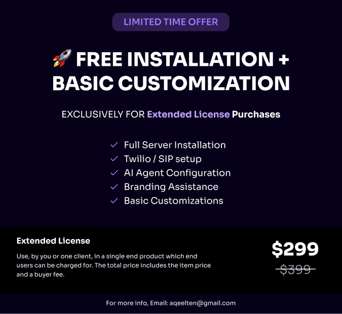 Limited Offer for Extended License