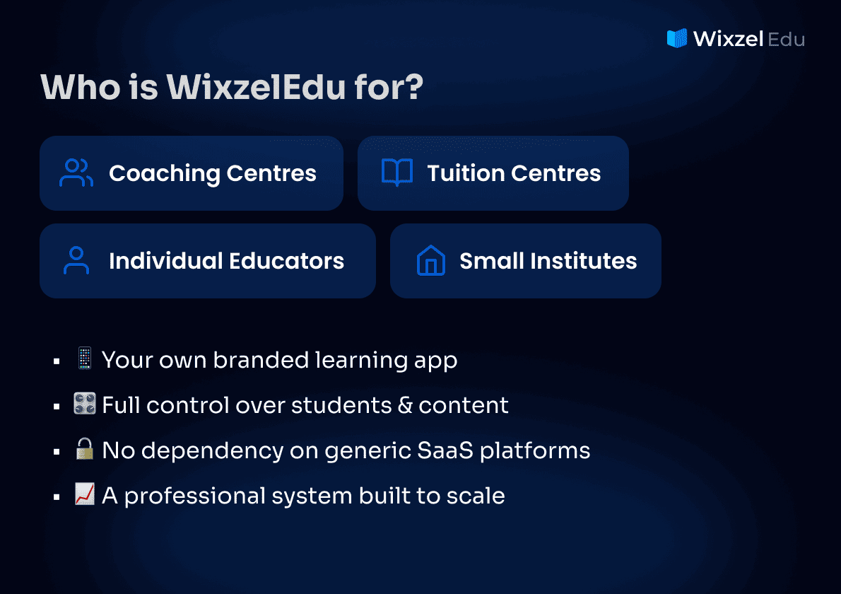 Who WixzelEdu Is For