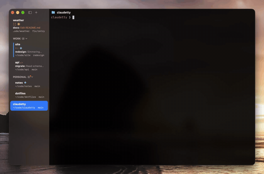 Editing the source, running install.sh, and the open app switching to the new build