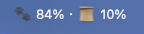 menu bar 上方顯示樣式