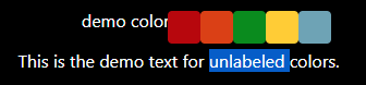 Unlabeled Colors