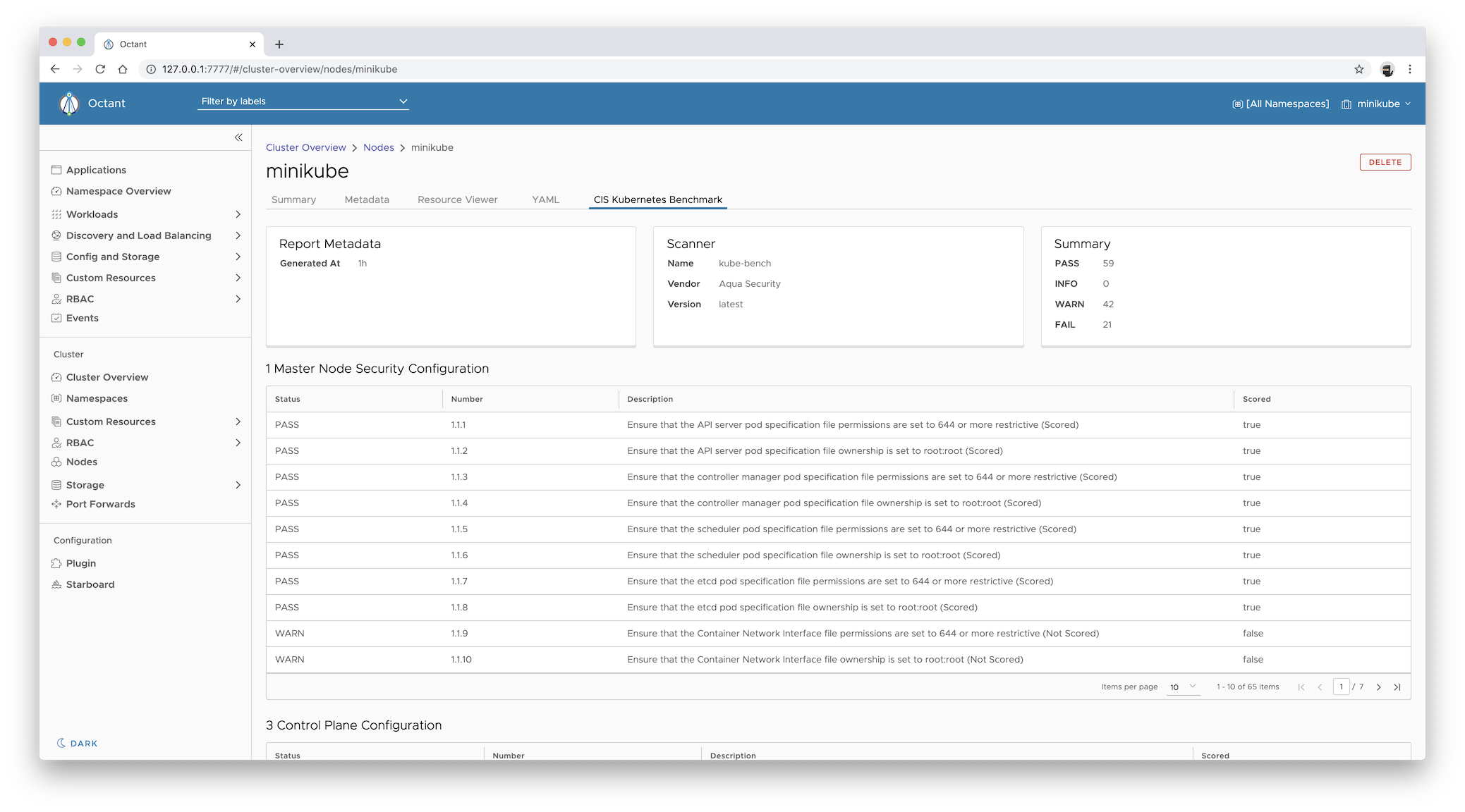 Starboard Octant Plugin