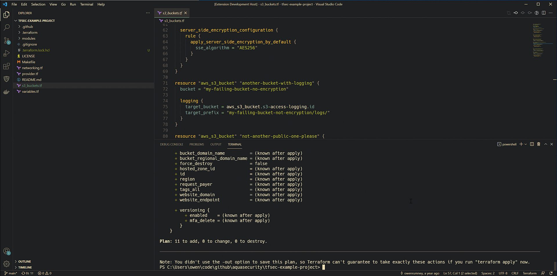 tfsec explorer