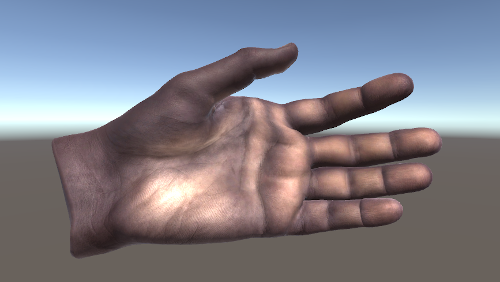 Figure: Leap Motion Realistic Male Hand