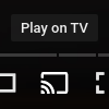 Play on TV button