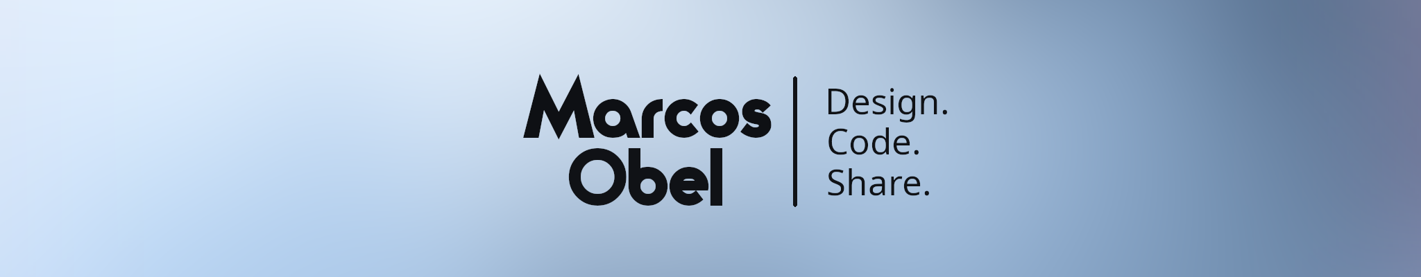 Marcos Obel - Design. Code. Share.