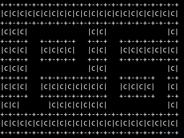 output for irregular shape