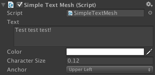 SimpleTextMesh
