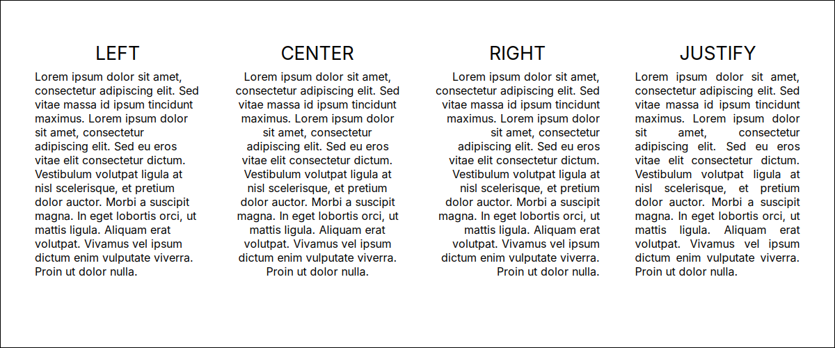 Text Align