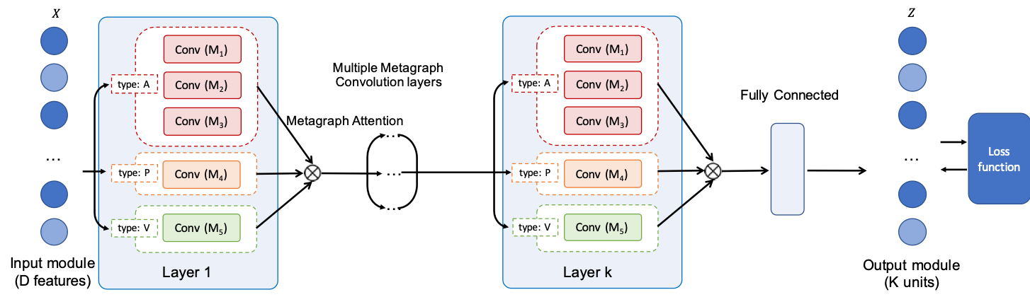 Meta-GNN: MetaGraph Neural Network