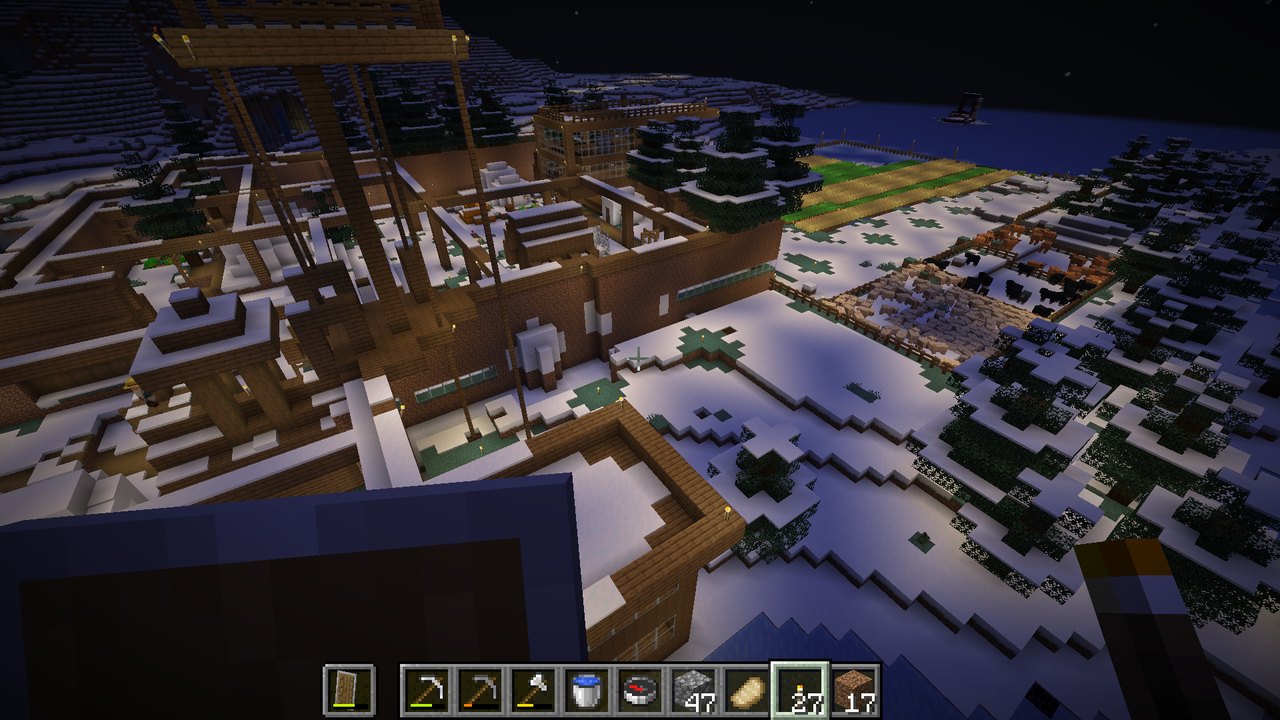 Normal view, night