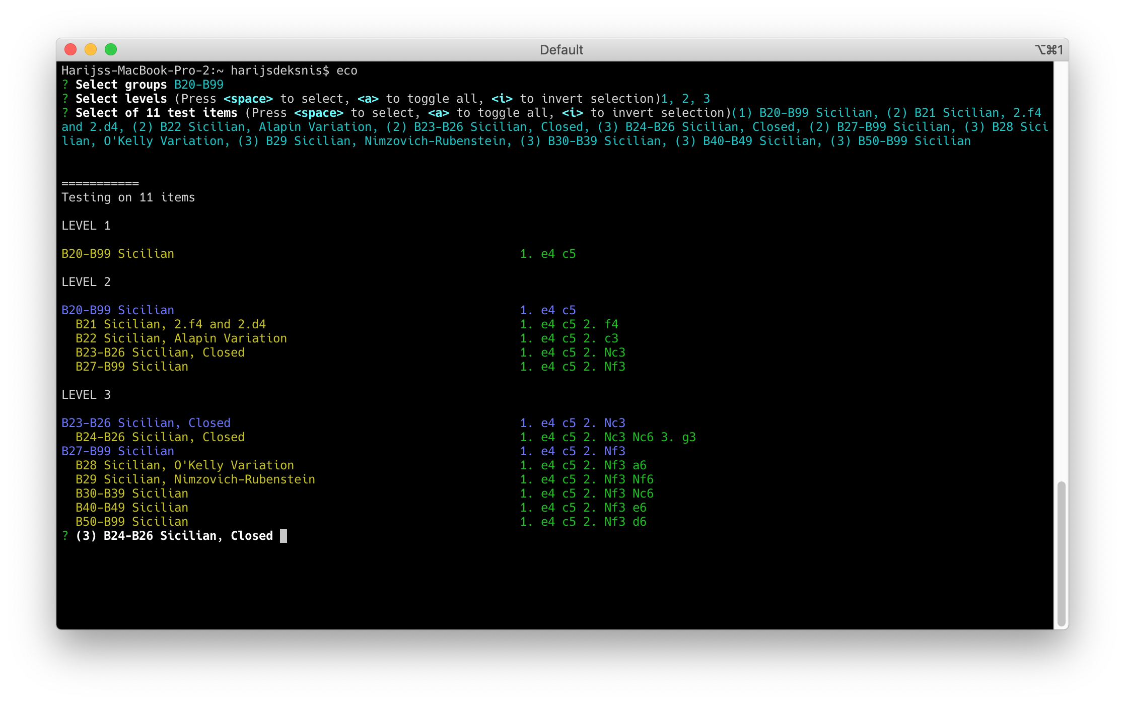 Overview of test set Overview of test set