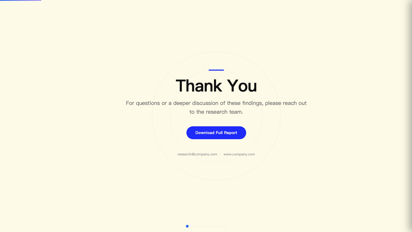 Blue Professional — later slide