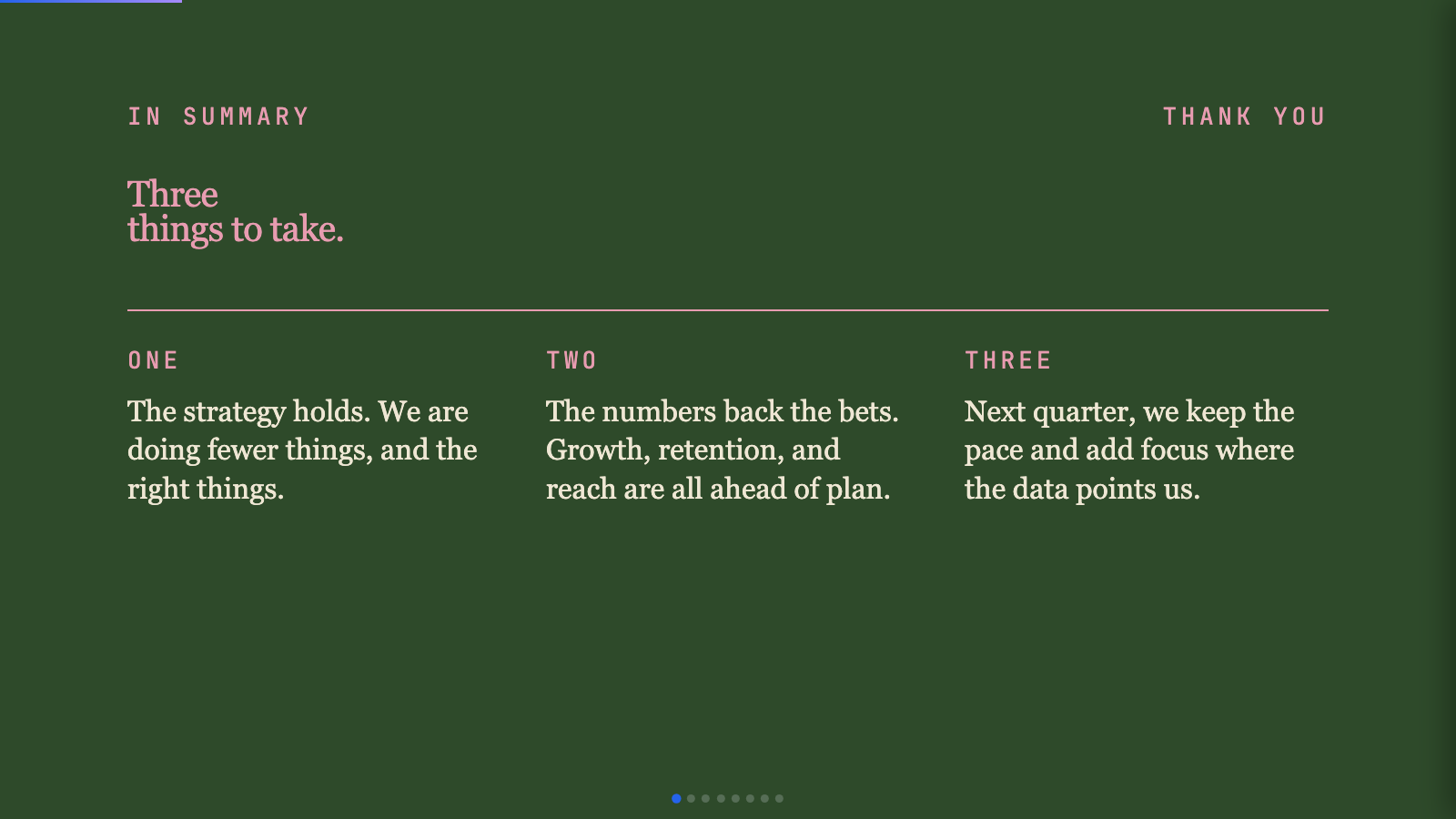 Editorial Forest — later slide