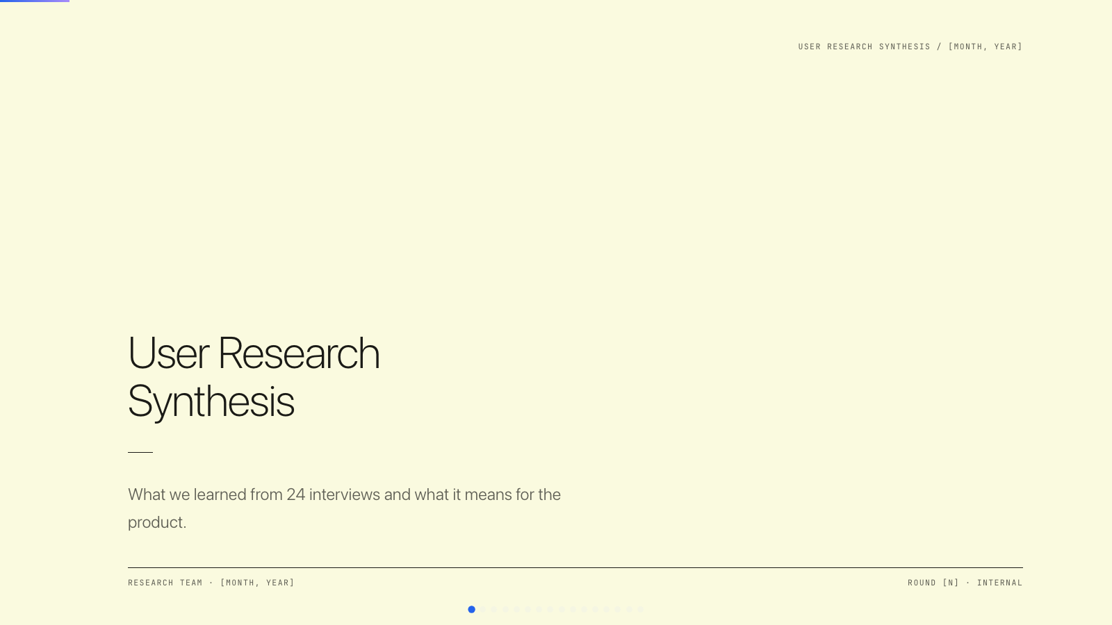Monochrome — cover slide