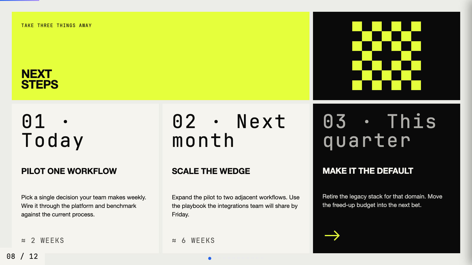 Neo-Grid Bold — later slide