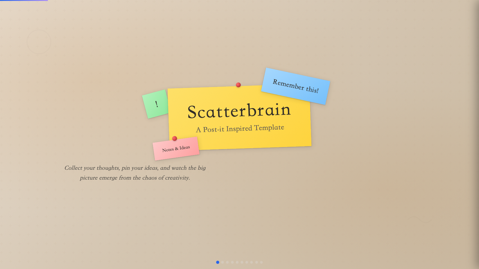 Scatterbrain — cover slide