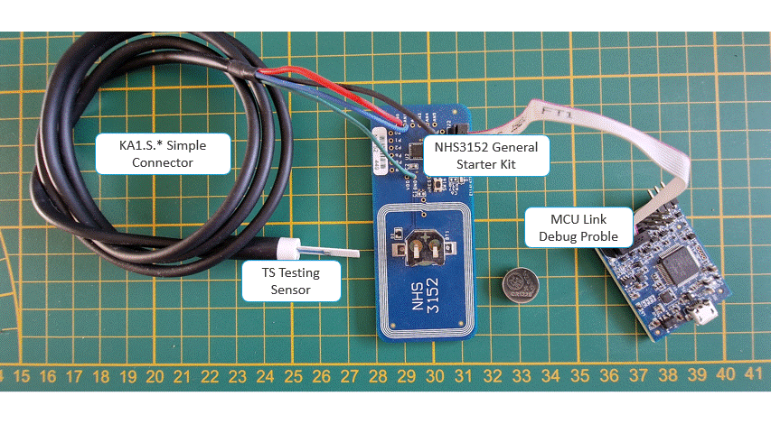 Non-Continuous Glucose Monitoring Prototype using NHS3152 and NFC