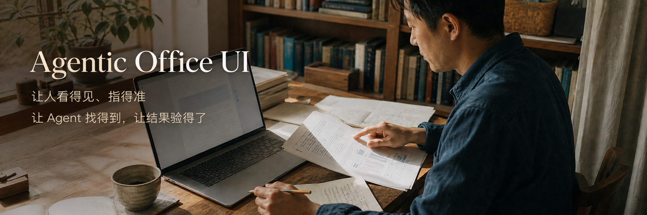 Agentic Office UI — make Office documents visible to people and addressable by agents