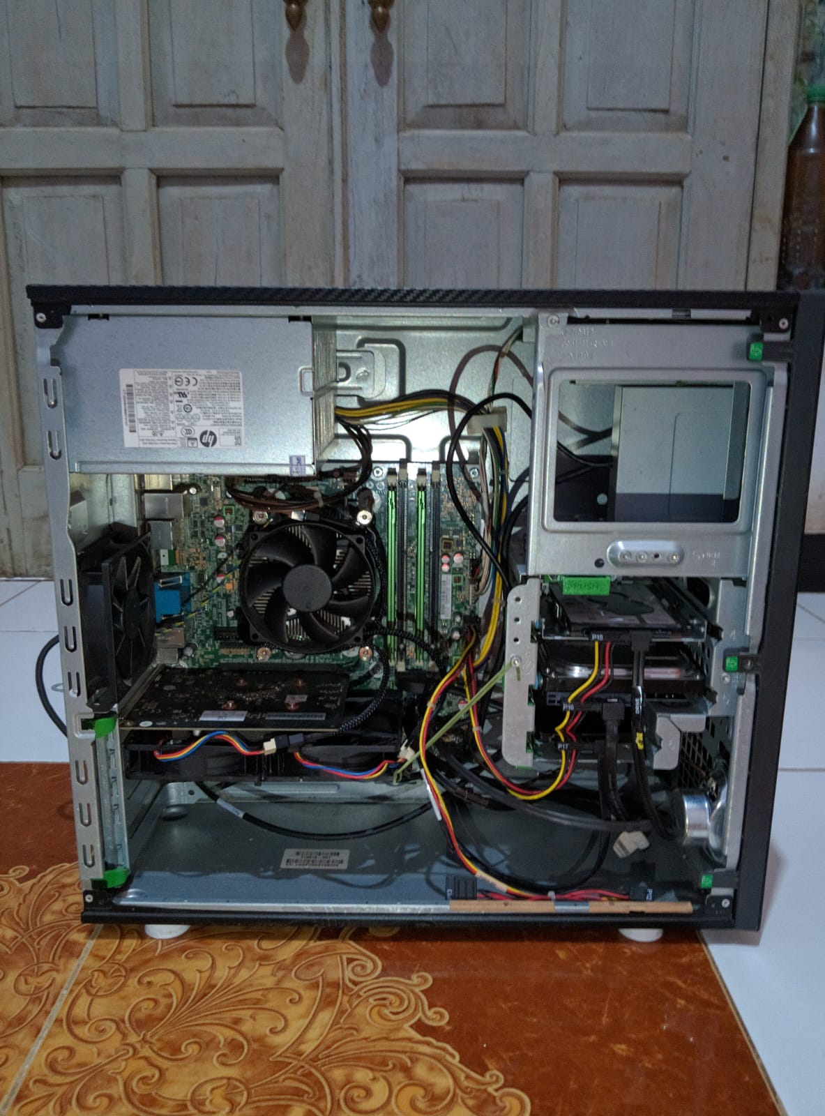 Pemandangan Dari Samping Posisi Terbuka