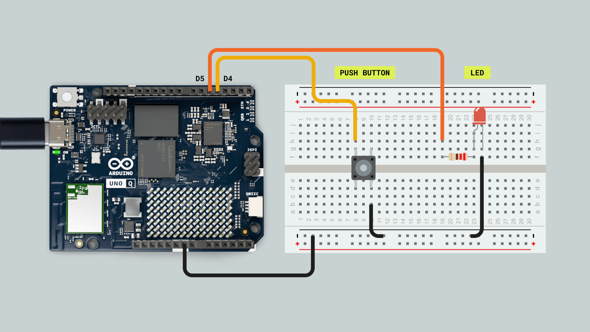 Digital I/O example wiring