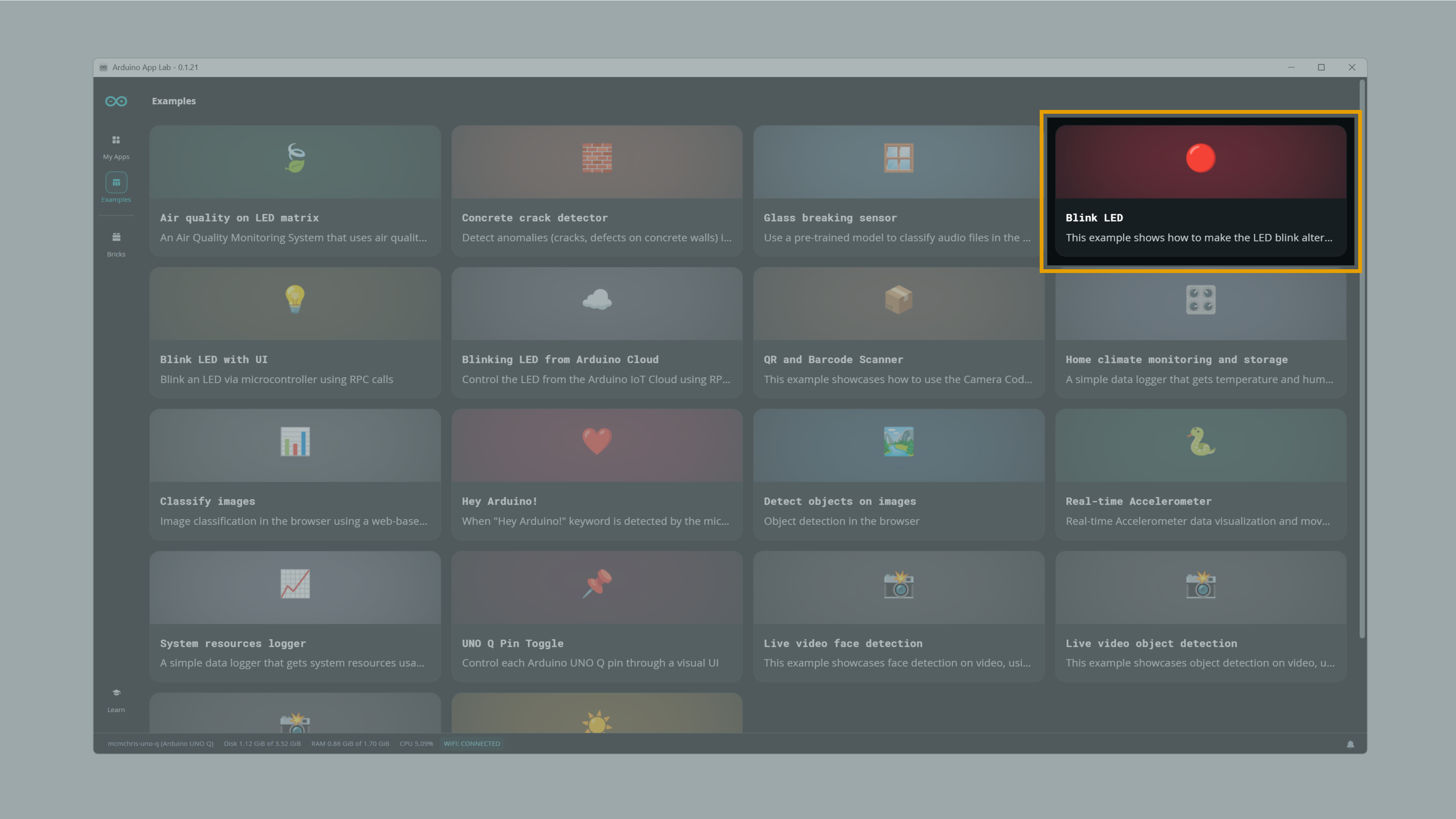 Arduino App Lab Landing Page