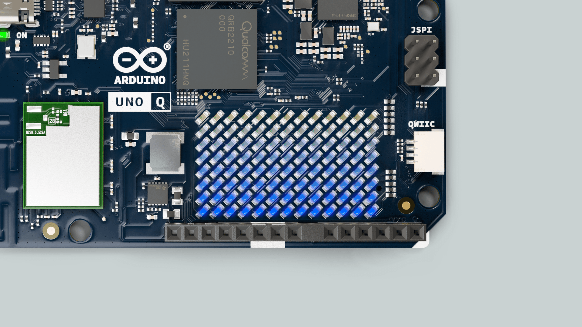 LED Matrix example running