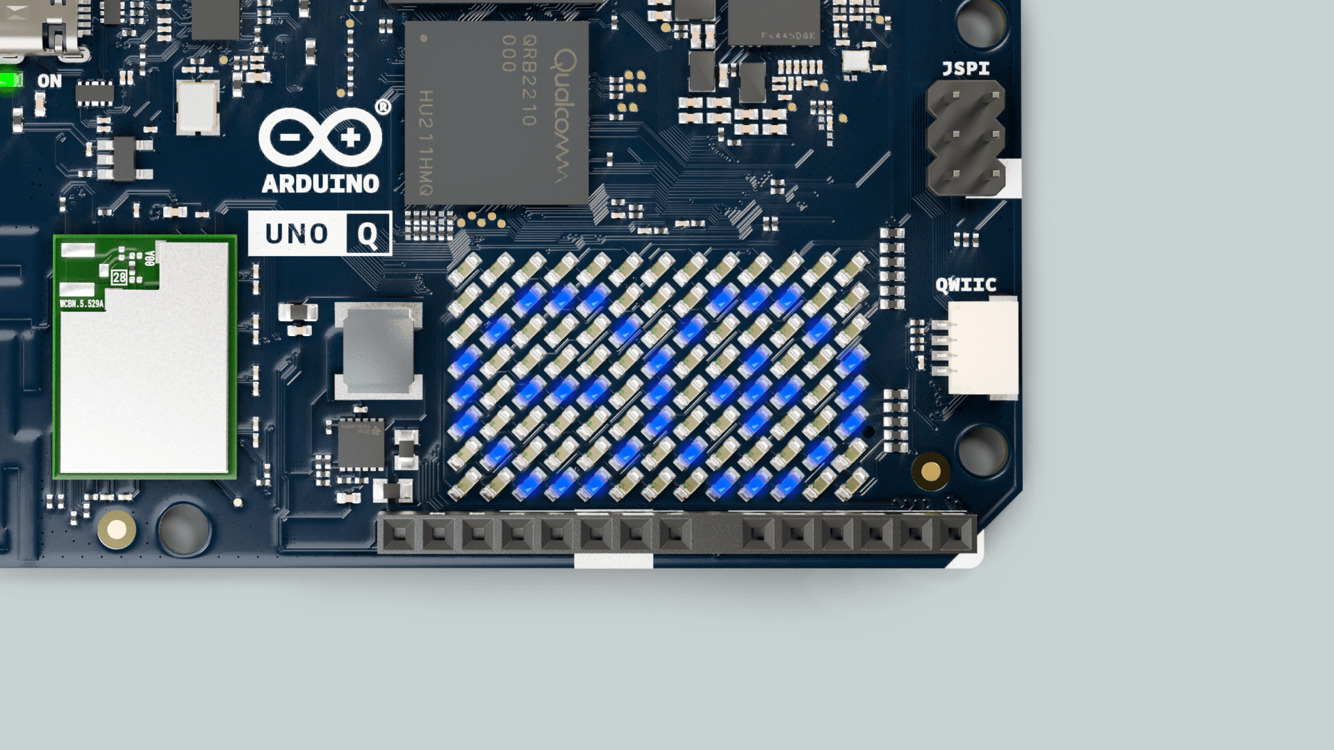 LED Matrix example running