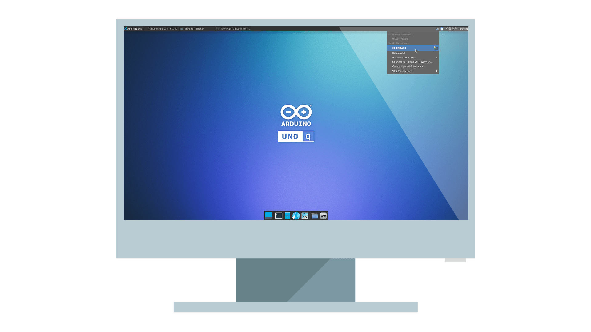 Connect to the Wi-Fi network