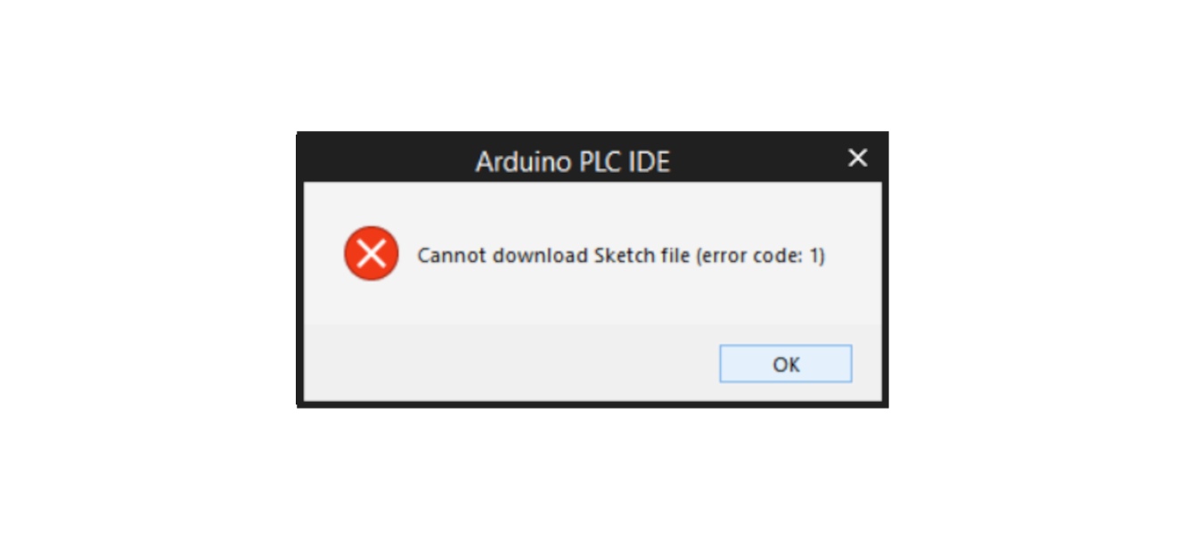 Download error message