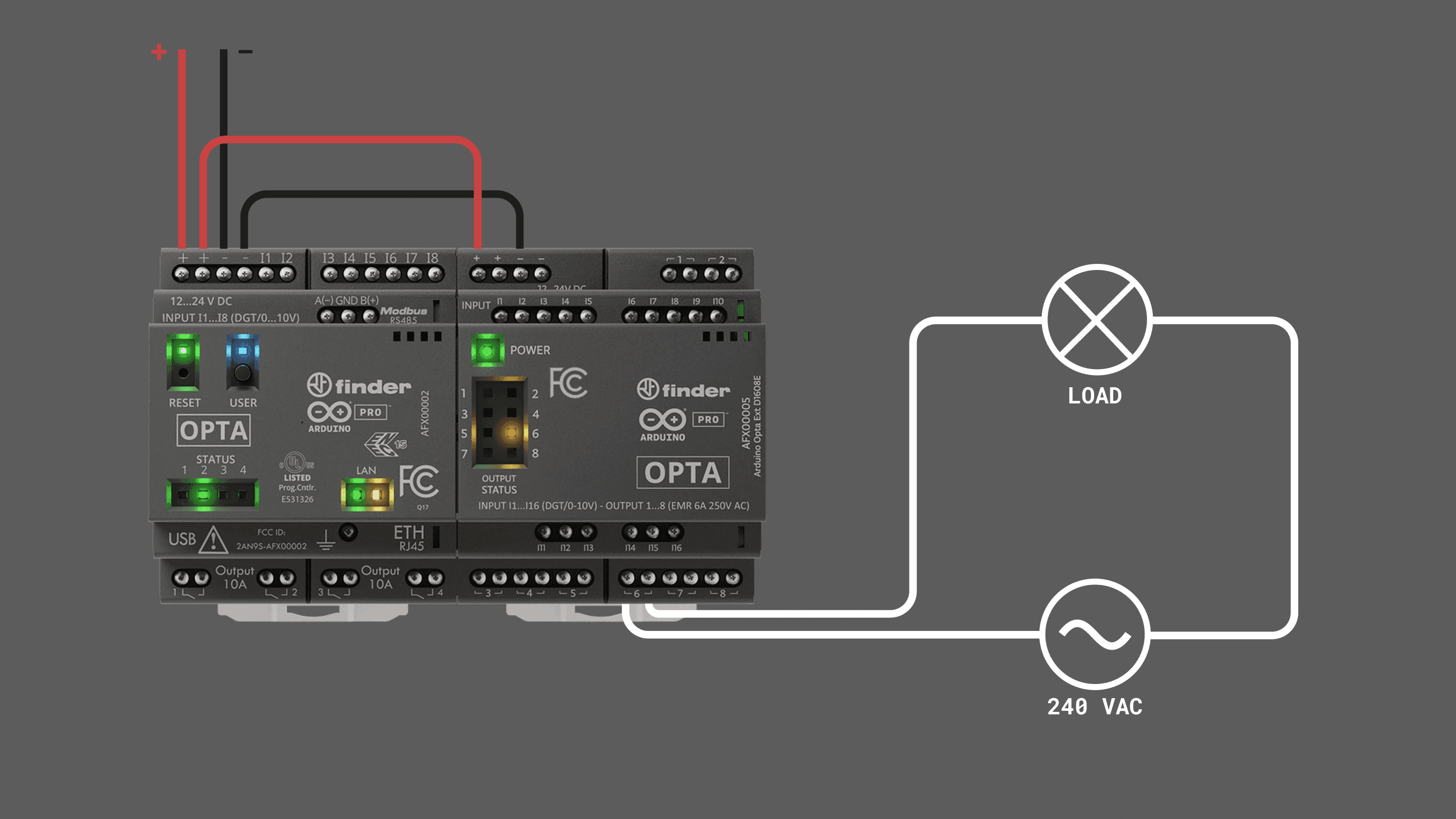 EMR expansion wiring example