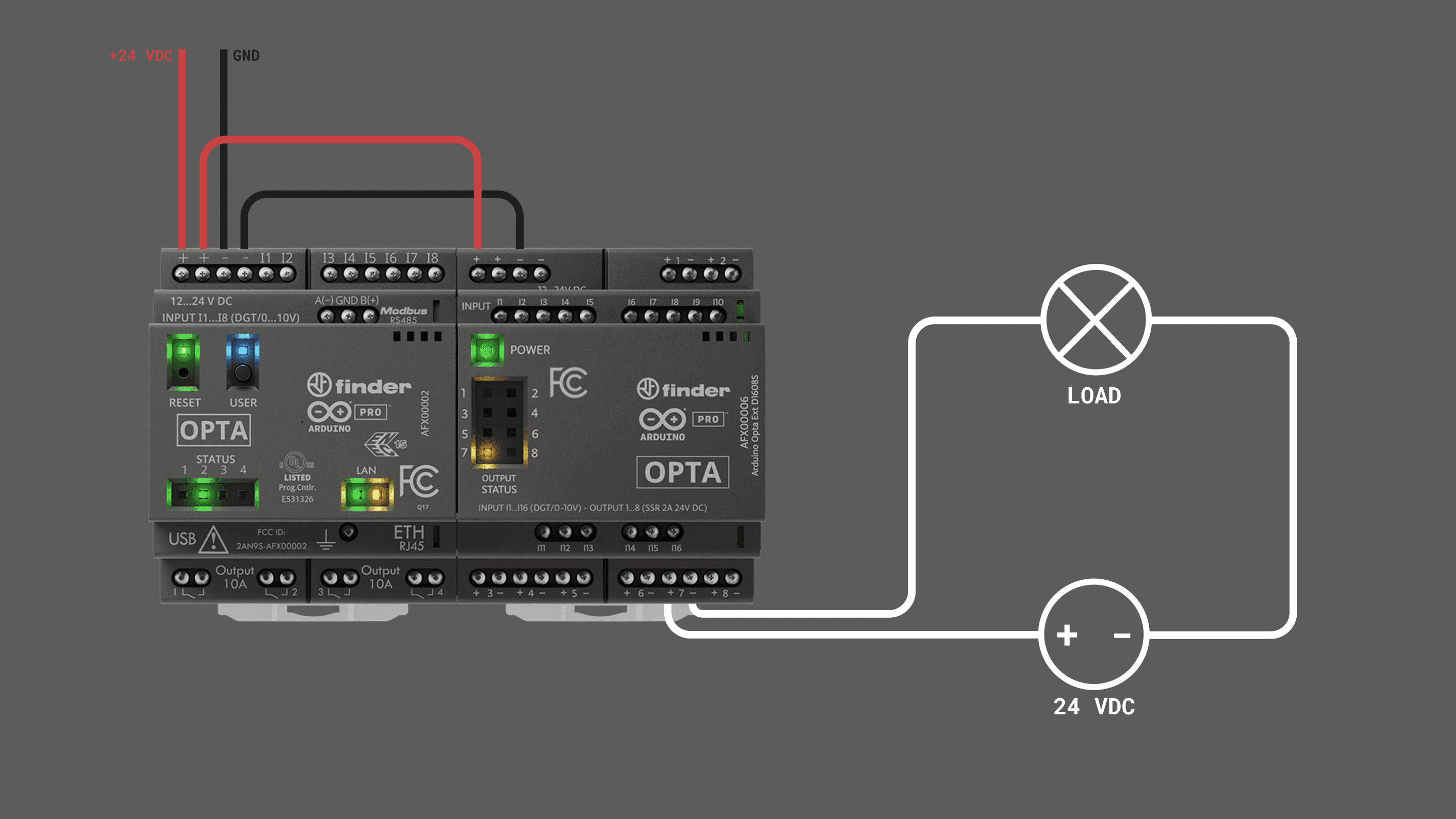 SSR expansion wiring example