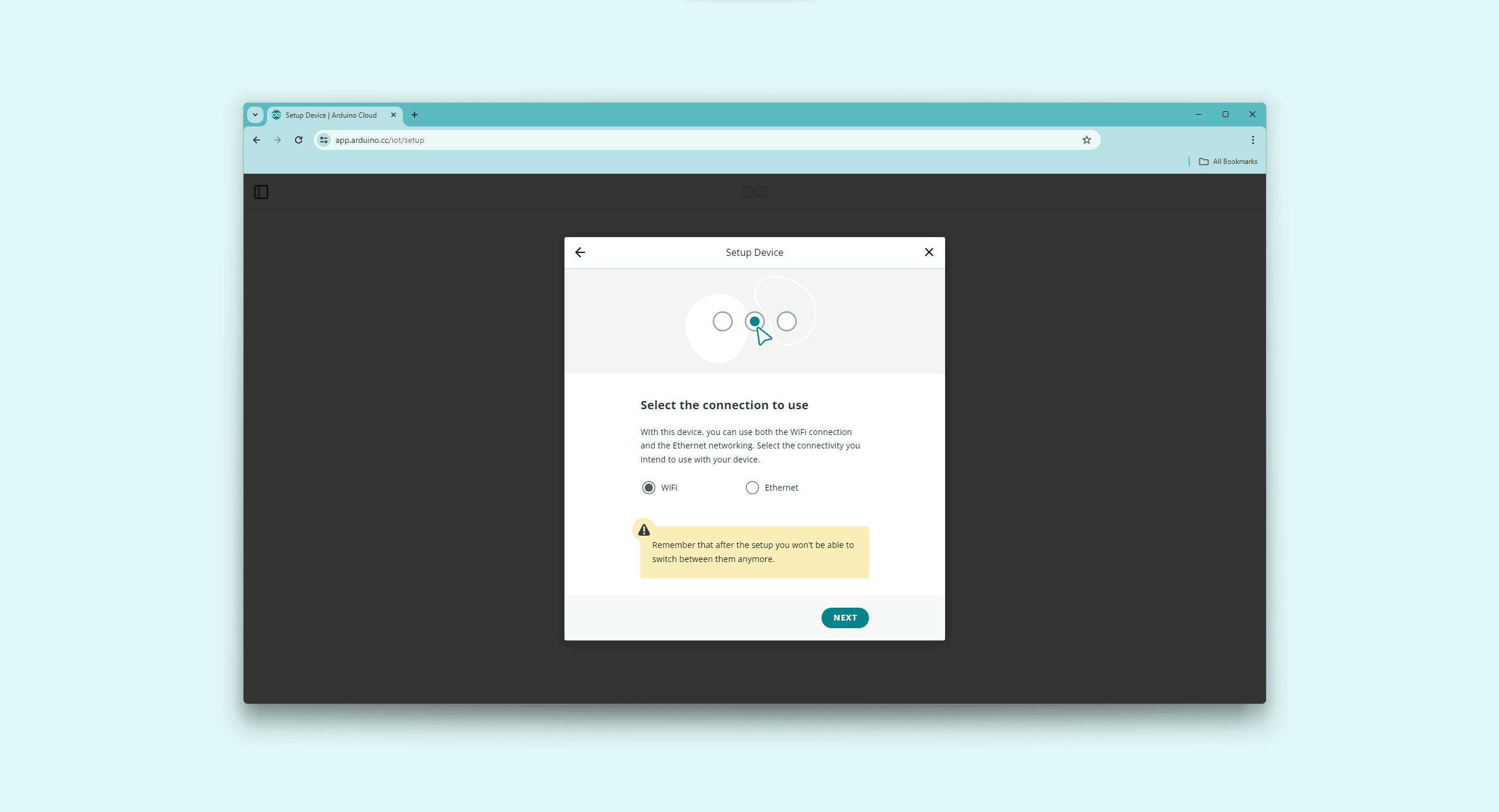 IoT Cloud Device Setup - Wi-Fi® Connection
