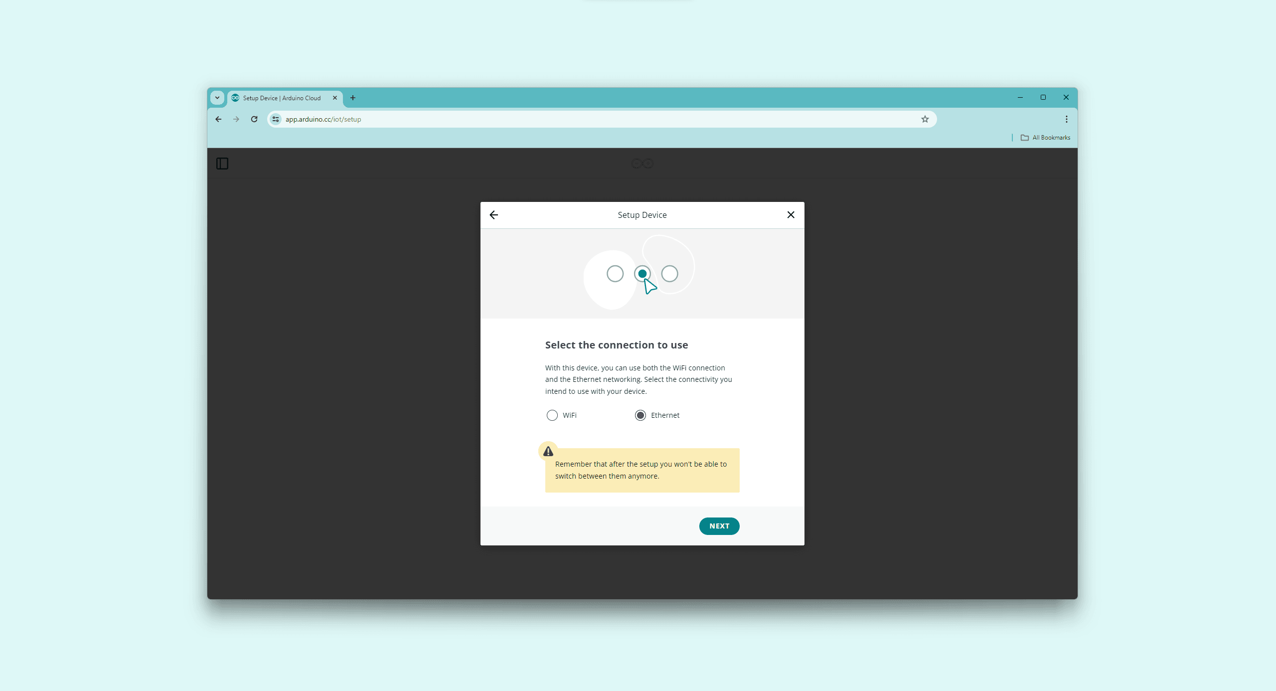 IoT Cloud Device Setup - Ethernet Connection