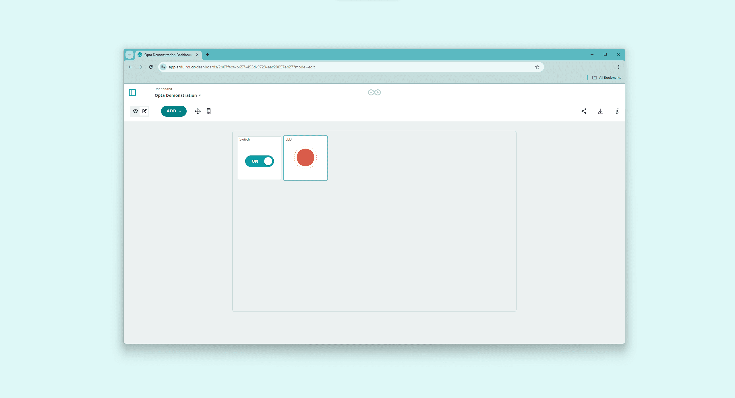 IoT Cloud Dashboard setup