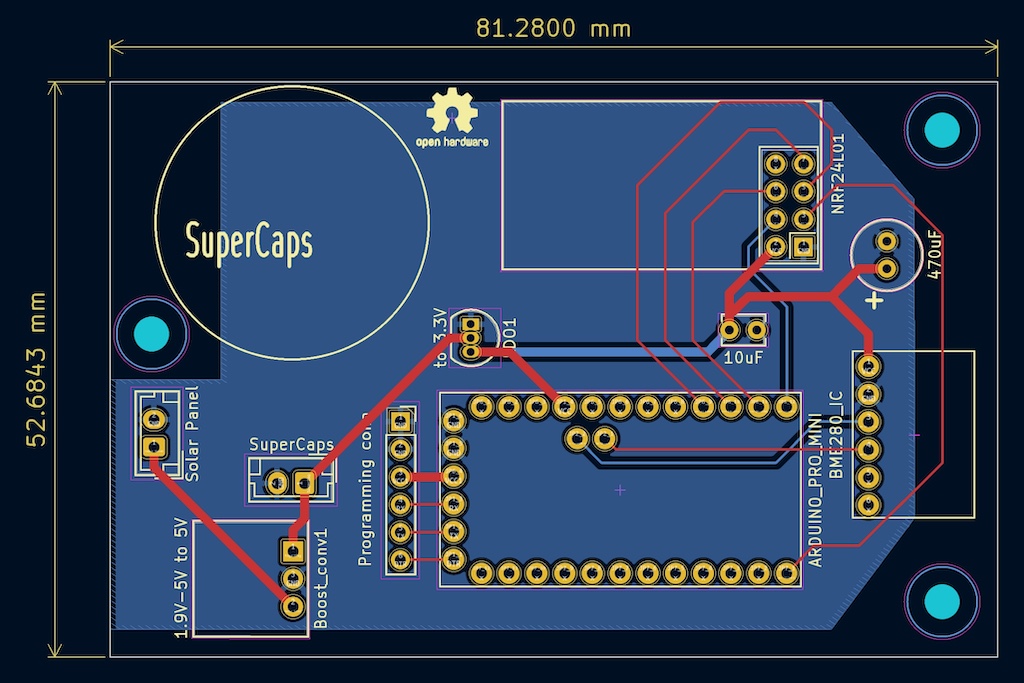 supercaps arduino solar panel