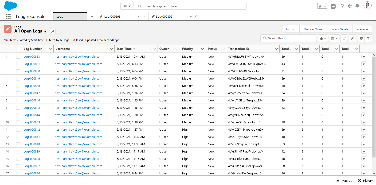 Logger Console app